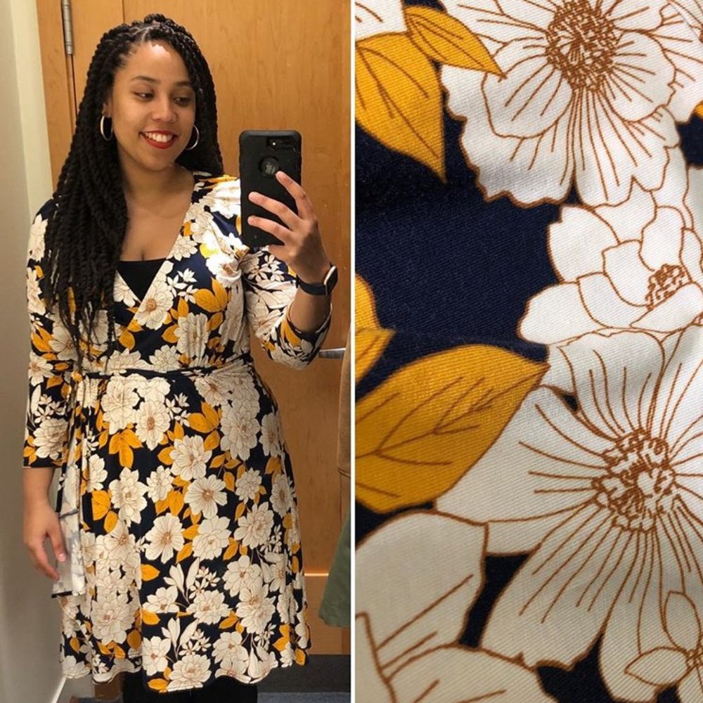 Anthropologie Angelique Wrap Mini Dress - Picture 6 of 7